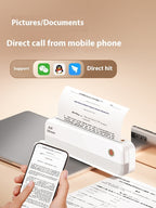 Ailixiong P40 Small Mini Ink-free Office Portable A4 Thermal Printer