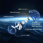 Fun LED Flying Orb Pro Mini Drone Boomerang Ball Toy Family Gift