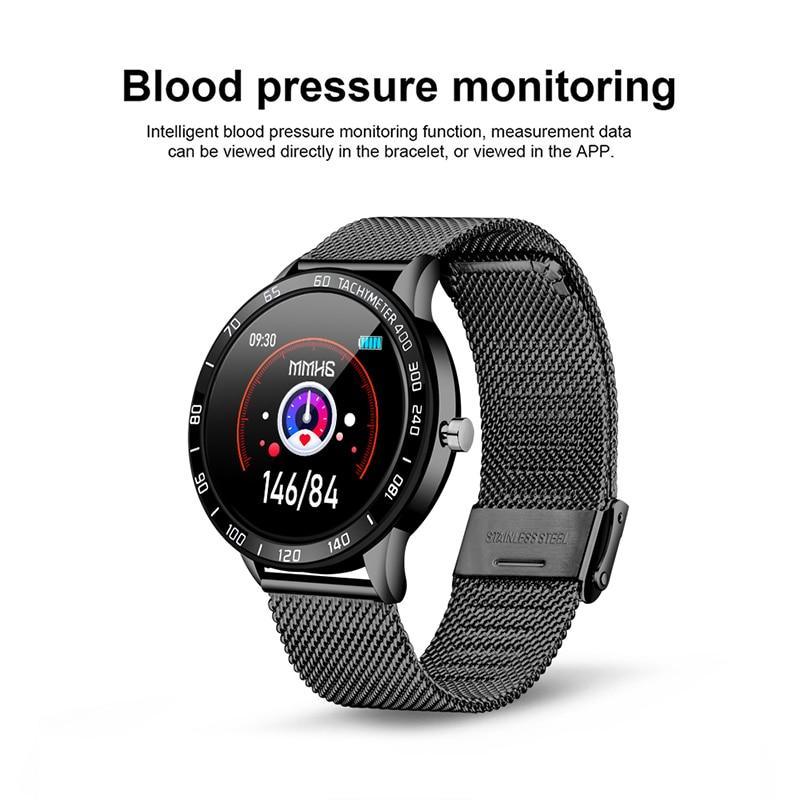 Modern Luxury New Smart Watch For Men and Women LED Color Screen And With Heart Rate Blood Pressure Tracker With  Multi-Function Mode Sport Smartwatch fitness Tracker