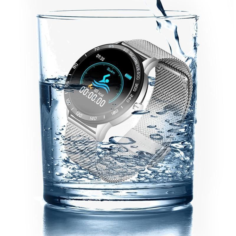 Modern Luxury New Smart Watch For Men and Women LED Color Screen And With Heart Rate Blood Pressure Tracker With  Multi-Function Mode Sport Smartwatch fitness Tracker