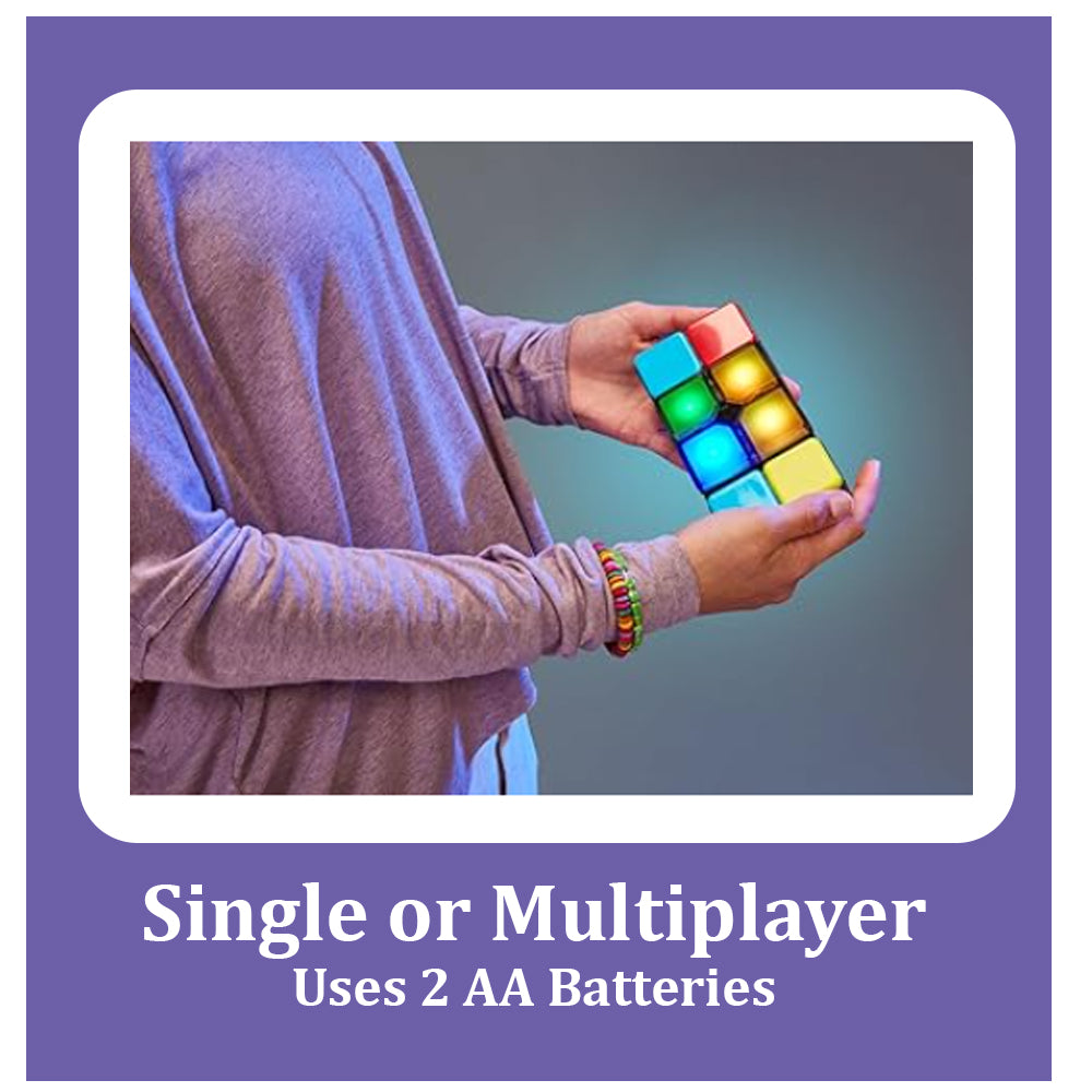 Magic Cube Flip Slide Match Memory Game Electronic Handheld Fidget Toy Single or Multiplayer